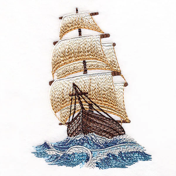 On the High Seas Clipper Ship - Image 5