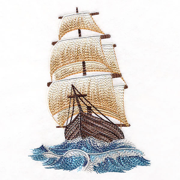 On the High Seas Clipper Ship - Image 7