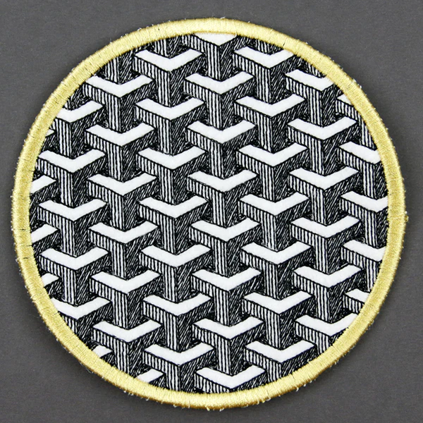 Optical Illusion Circle Coaster 3 (In-the-Hoop) - Image 5