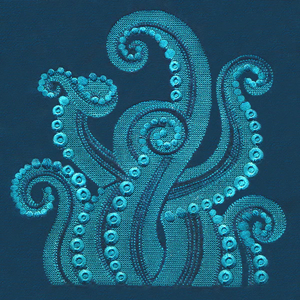 Opulent Octopus (Embossed) - Image 3