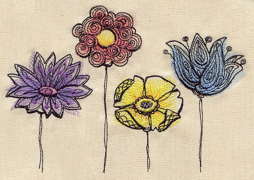 Painted Flowers - Image 2