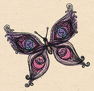 Painted Peacock Butterfly - Image 3