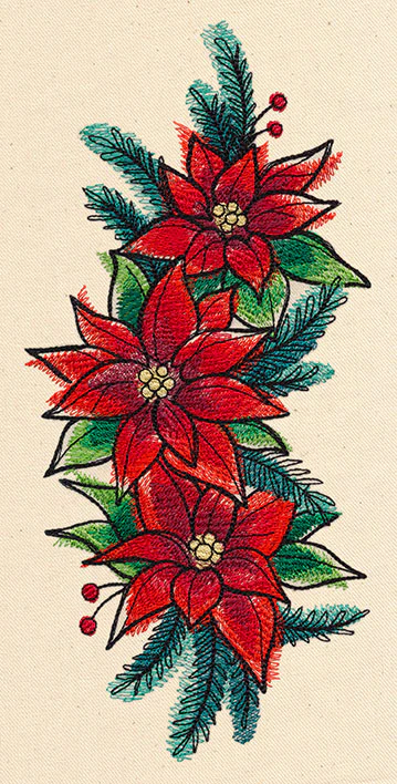 Painted Poinsettias - Image 4