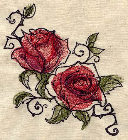 Painted Roses - Image 4