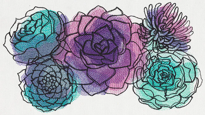 Painted Succulents - Image 3