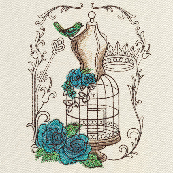 Parisian Birdcage Dress Form - Image 2