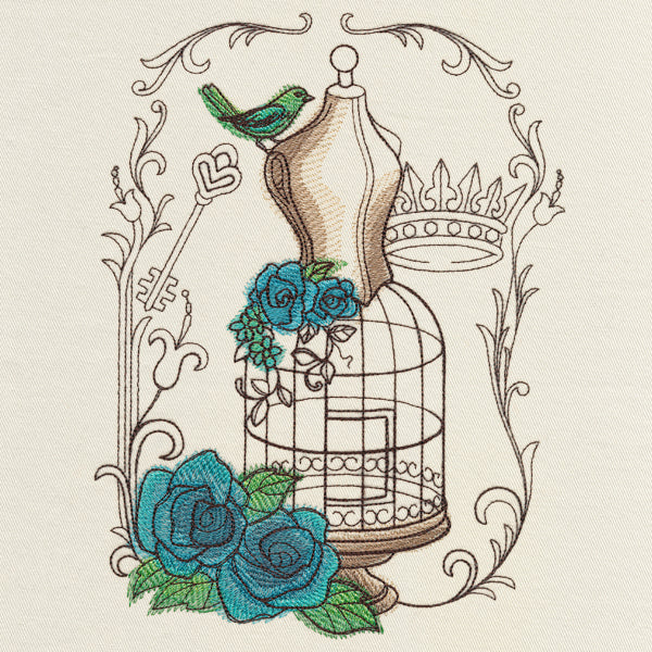 Parisian Birdcage Dress Form - Image 5