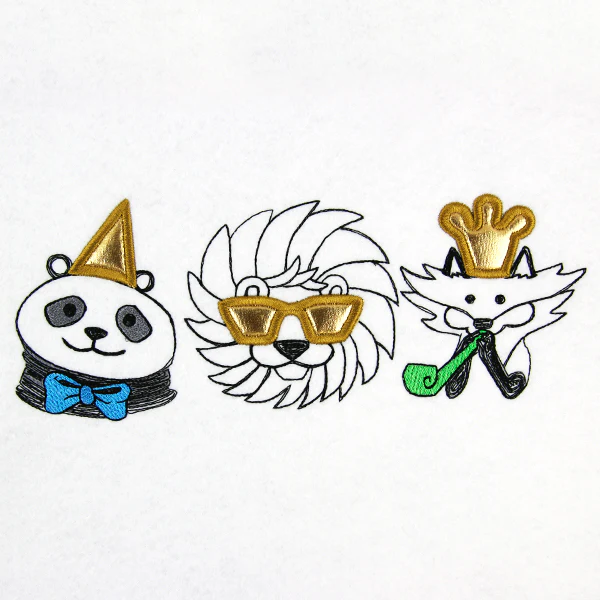 Party Animal Trio (Applique) - Image 2