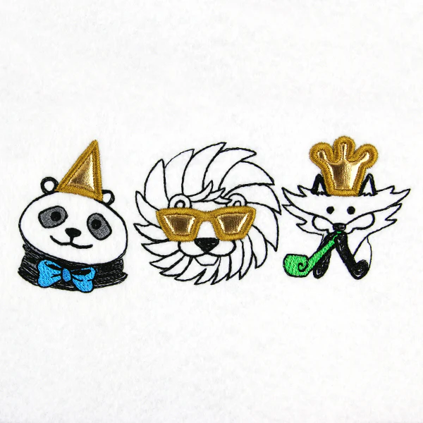 Party Animal Trio (Applique) - Image 3