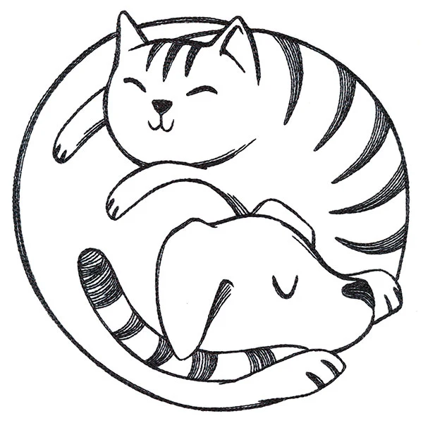 Paw-sitively Snuggly Cat & Dog - Image 2