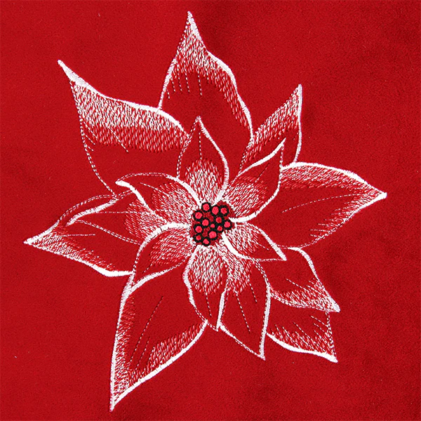 Peaceful Petals Poinsettia (Embossed) - Image 4