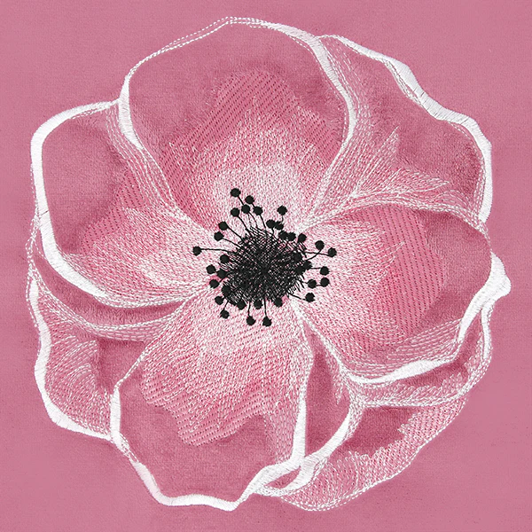 Peaceful Petals Poppy (Embossed) - Image 6
