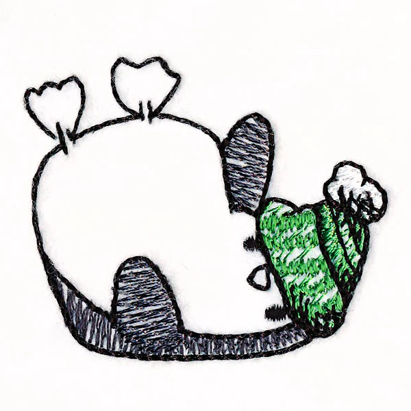 Penguin in Winter - Falling - Image 2