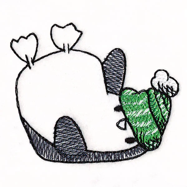 Penguin in Winter - Falling - Image 3