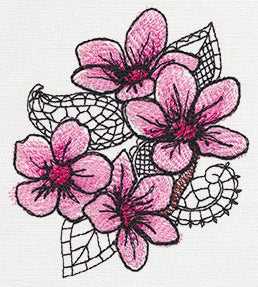 Petals and Lace - Cherry Blossom - Image 5