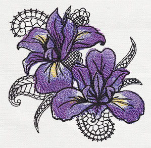 Petals and Lace - Iris - Image 5