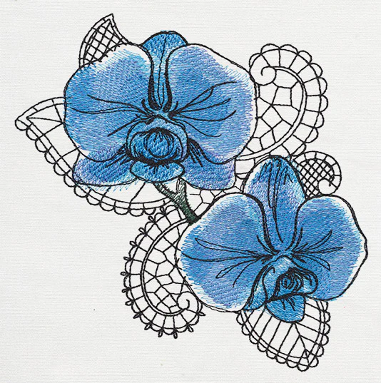 Petals and Lace - Orchid - Image 2