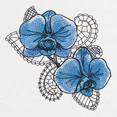 Petals and Lace - Orchid - Image 4