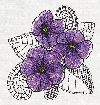 Petals and Lace - Violet - Image 4