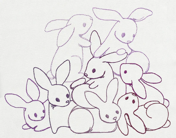 Pile o' Cute - Bunny Pile - Image 2