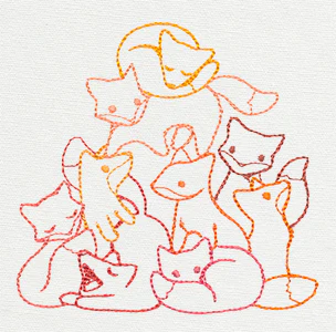 Pile o' Cute - Fox Pile - Image 5