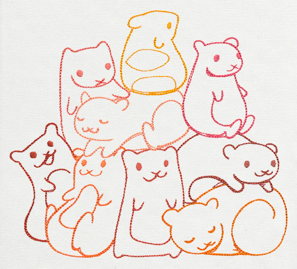 Pile o' Cute - Hamster Pile