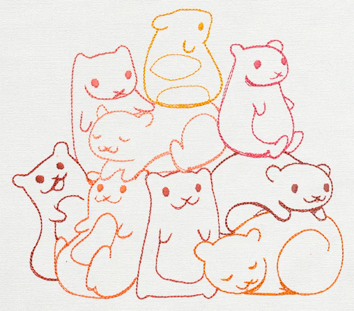 Pile o' Cute - Hamster Pile - Image 3