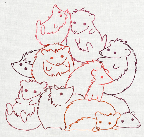 Pile o' Cute - Hedgehog Pile - Image 2