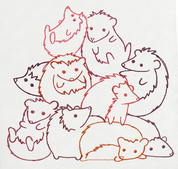 Pile o' Cute - Hedgehog Pile - Image 6