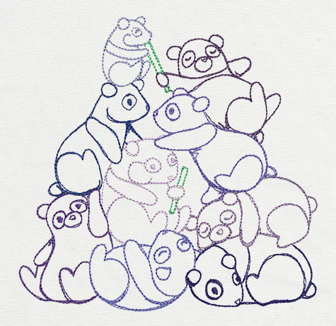 Pile o' Cute - Panda Pile - Image 3