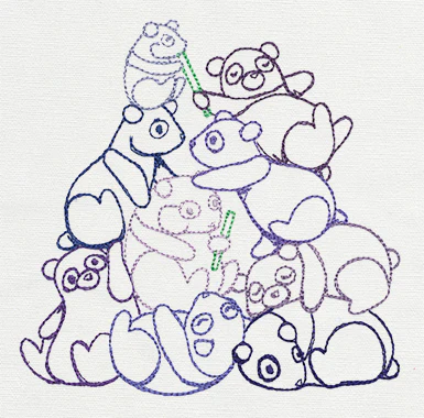 Pile o' Cute - Panda Pile - Image 4