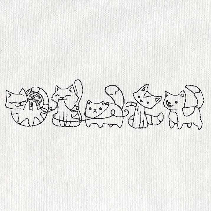 Playful Kittens Border - Image 2