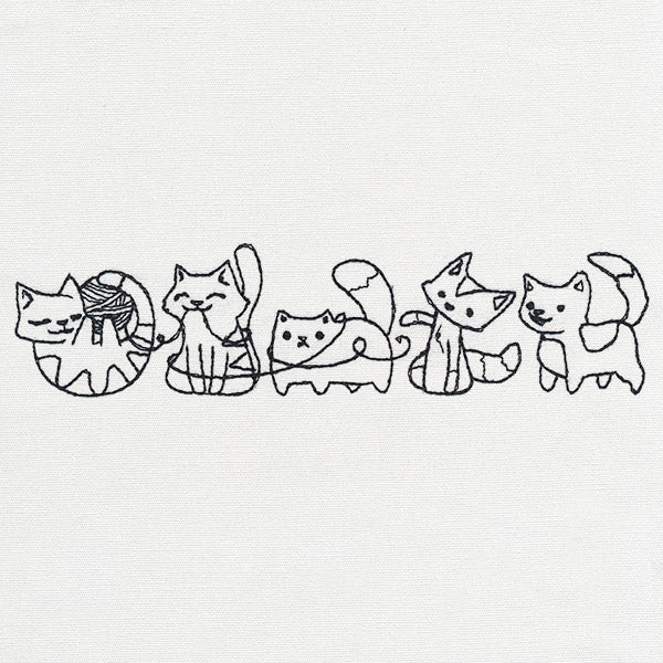 Playful Kittens Border - Image 4
