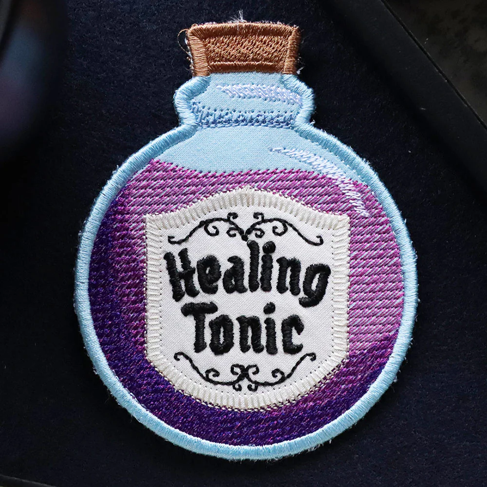 Potion Coaster - Healing Tonic (In-the-Hoop) - Image 3