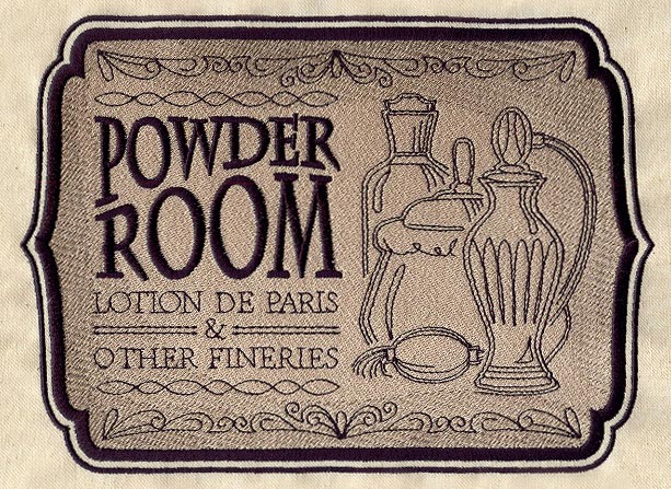 Powder Room Sign - Image 2