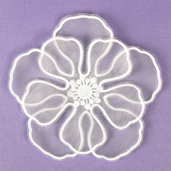 Pretty Petals Flower (Freestanding Organza) - Image 3