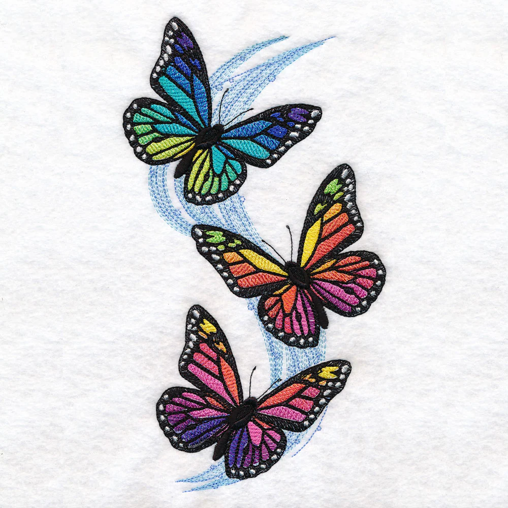 Prismatic Butterflies Trio - Image 3