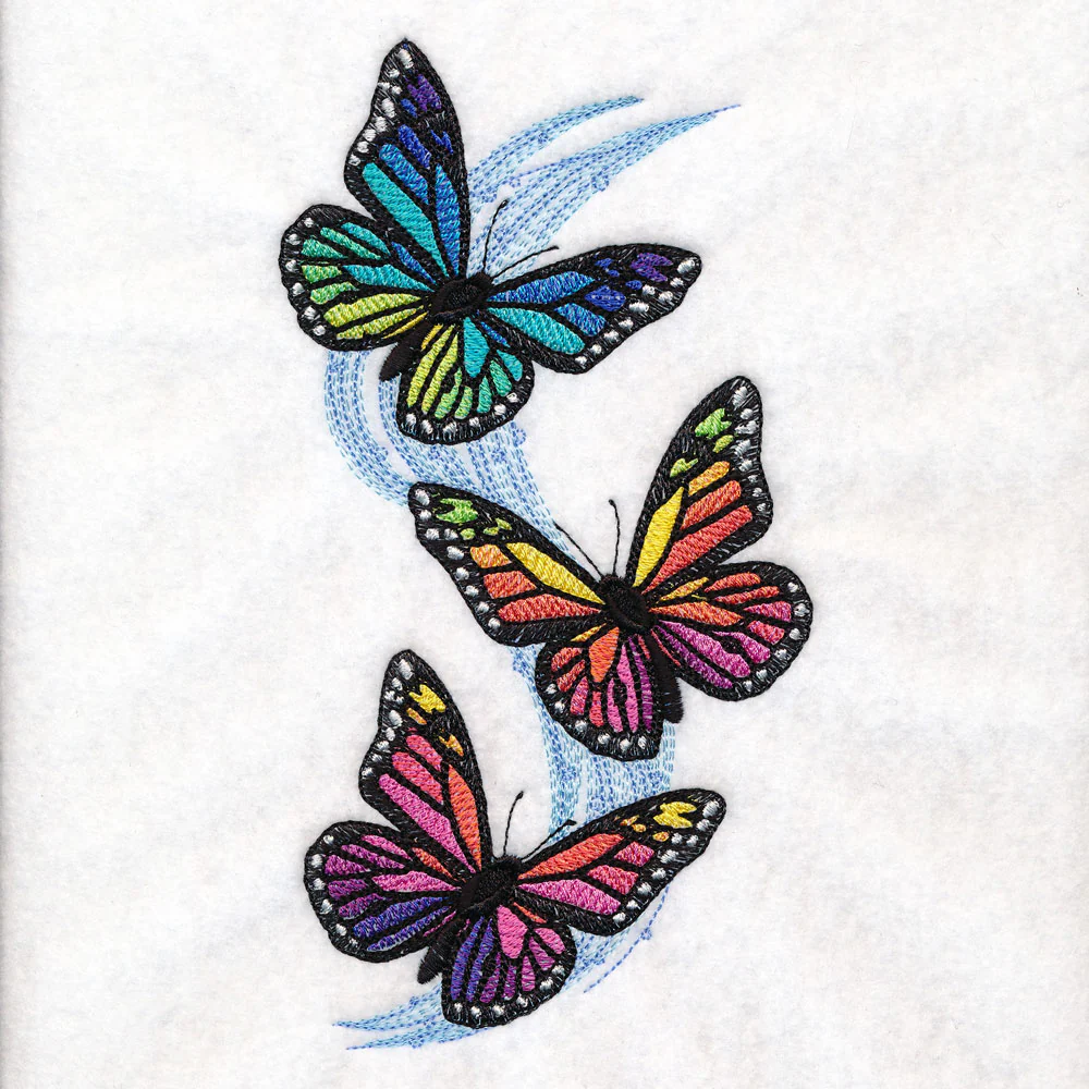 Prismatic Butterflies Trio - Image 4