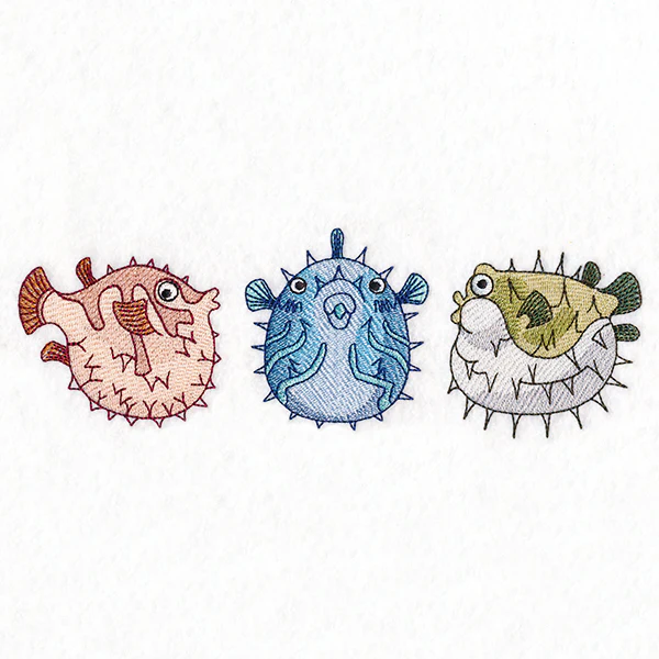 Puckered Up Puffer Fish Trio - Image 4