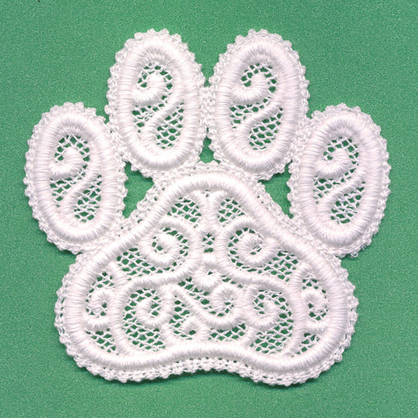 Puppy Paw Print (Lace) - Image 2