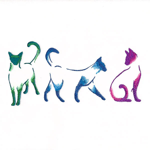 Purr-fectly Modern Cat Border - Image 5