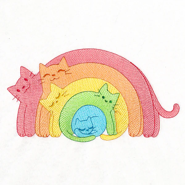 Rainbow Stretch Cats - Image 3