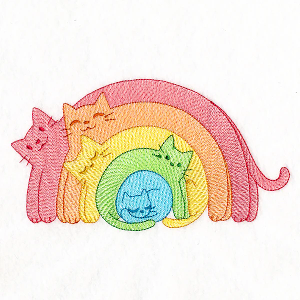 Rainbow Stretch Cats - Image 7
