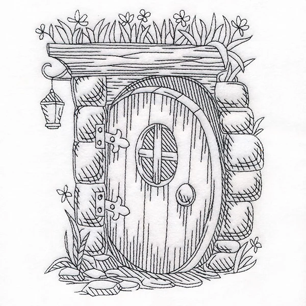 Read & Explore - Letter D Whimsical Door Scene - Image 2