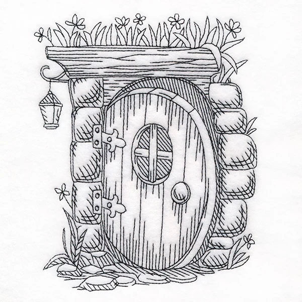 Read & Explore - Letter D Whimsical Door Scene - Image 3