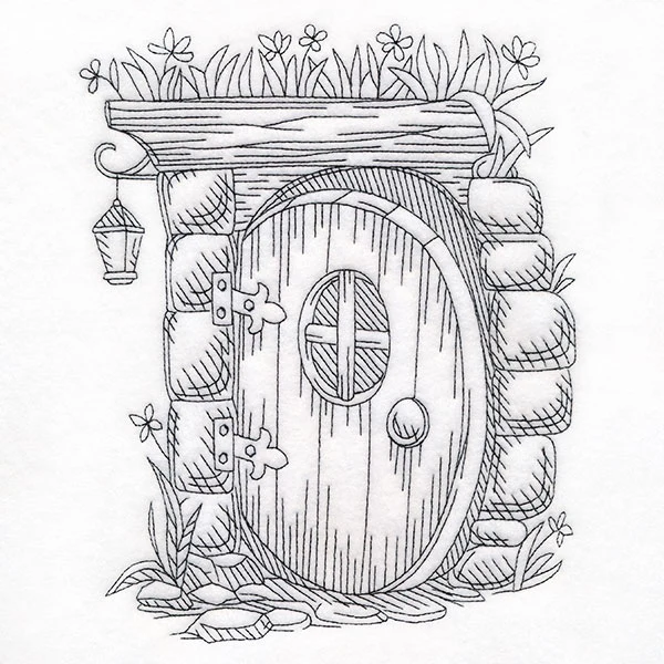 Read & Explore - Letter D Whimsical Door Scene - Image 4