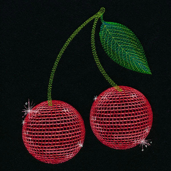 Ready to Party Disco Ball Cherries (Applique) - Image 10