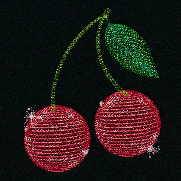 Ready to Party Disco Ball Cherries (Applique) - Image 7