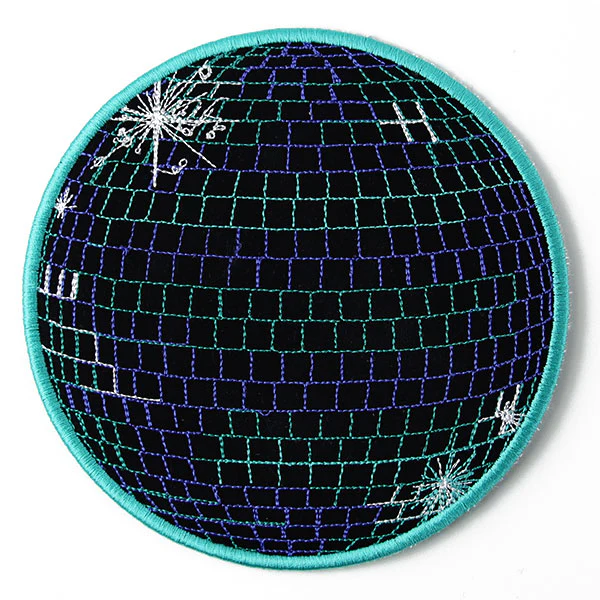 Ready to Party Disco Ball Trivet (In-the-Hoop) - Image 3