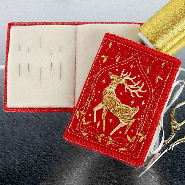 Reindeer Delights Needle Book (In-the-Hoop) - Image 8